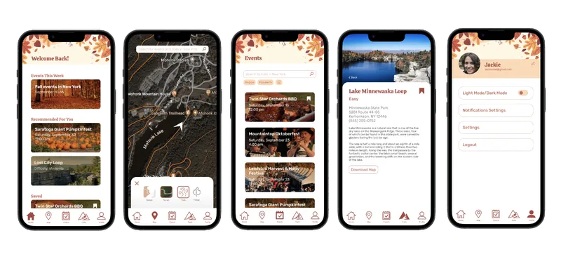 app screens
